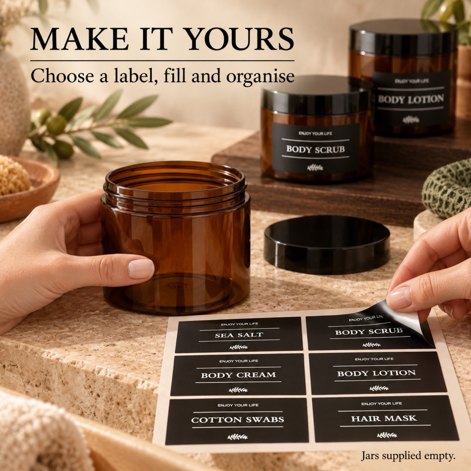 3PCS Bathroom Storage Jars wit - đánh giá và giá Bath Salts
